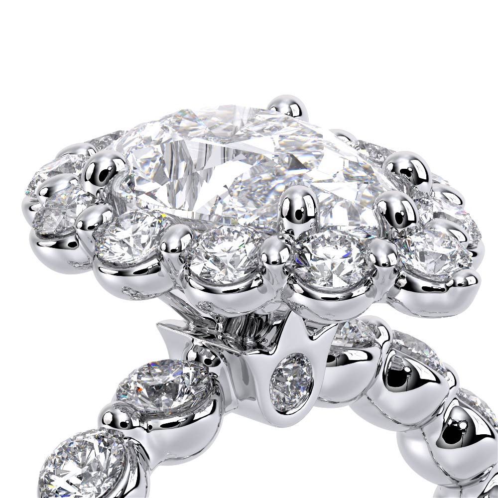 Verragio Halo Pear Engagement Ring