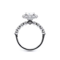 Renaissance-990OV25-14K White Gold Oval