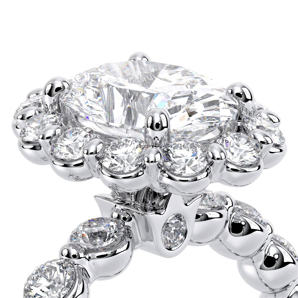 Renaissance-990OV25-18K White Gold Oval