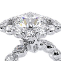 Renaissance-990CU25-14K White Gold Cushion