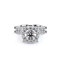 Renaissance-990CU25-14K White Gold Cushion