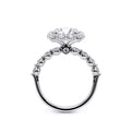 Renaissance-990CU25-14K White Gold Cushion