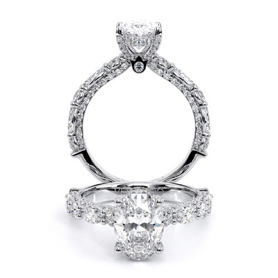 Verragio Pave Oval Engagement Ring