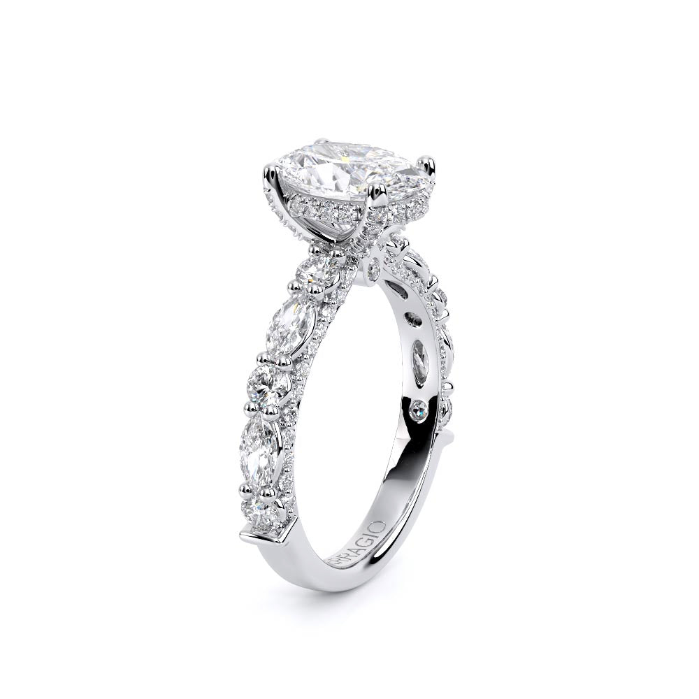 Couture-0490OV25-14K White Gold Oval
