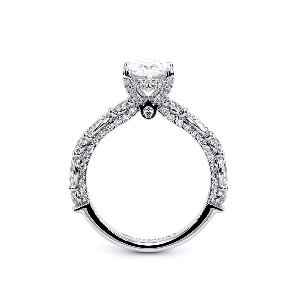 Couture-0490OV25-14K White Gold Oval