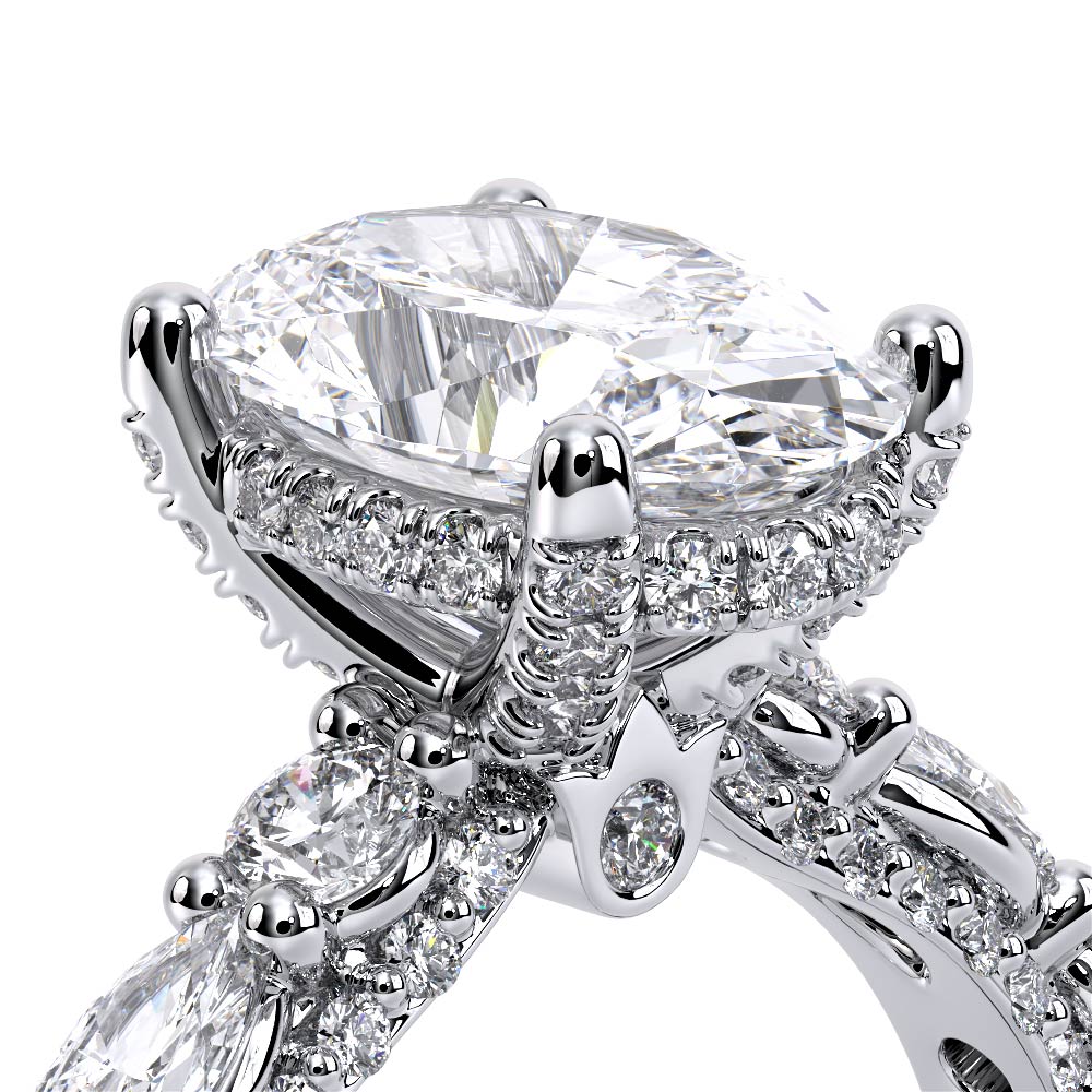 Verragio Pave Oval Engagement Ring