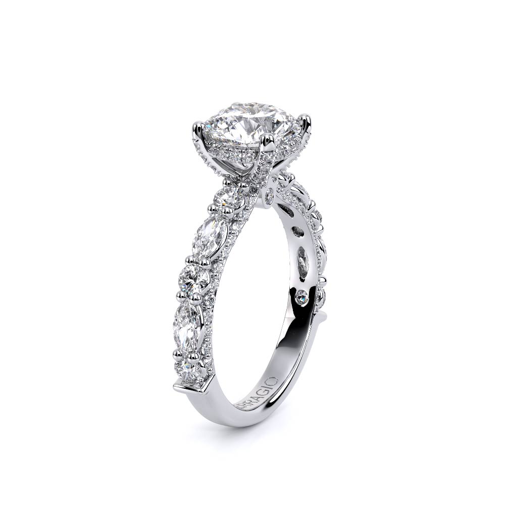 Verragio Pave Round Engagement Ring