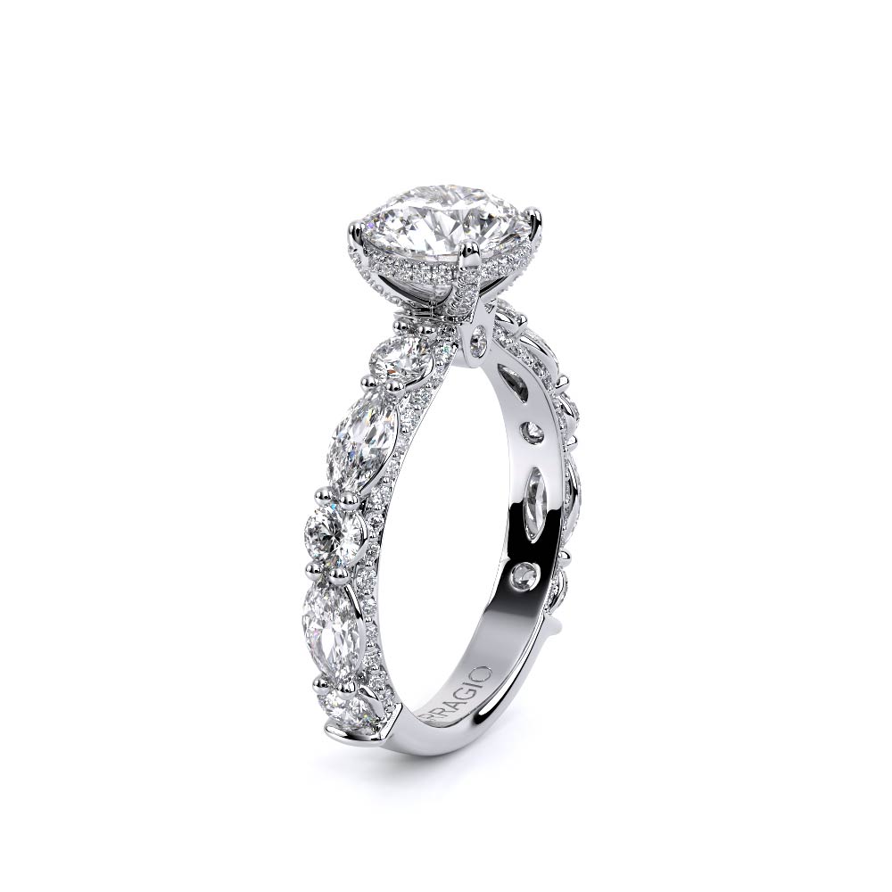 Verragio Pave Round Engagement Ring