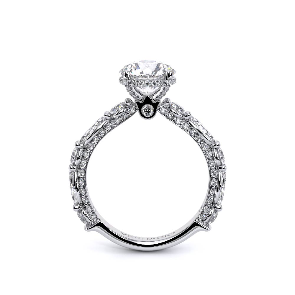 Verragio Pave Round Engagement Ring