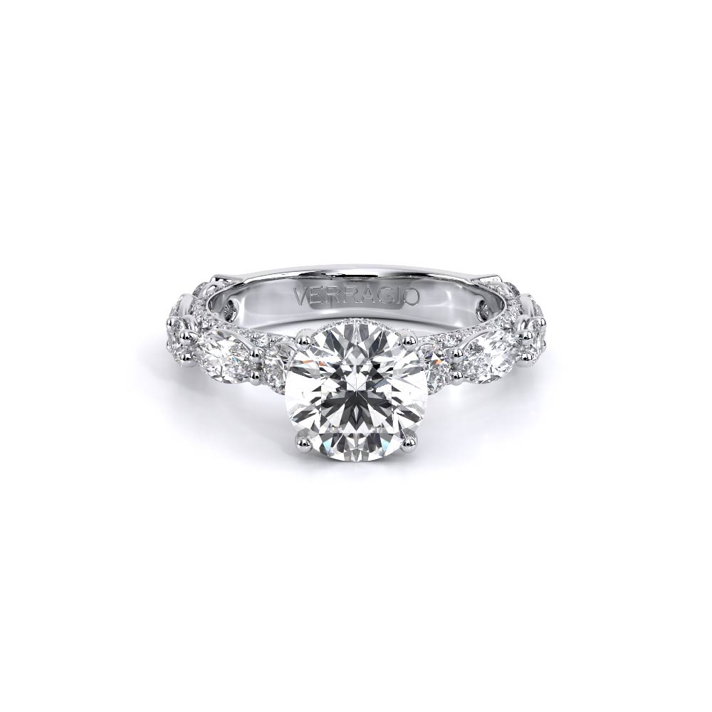 Verragio Pave Round Engagement Ring
