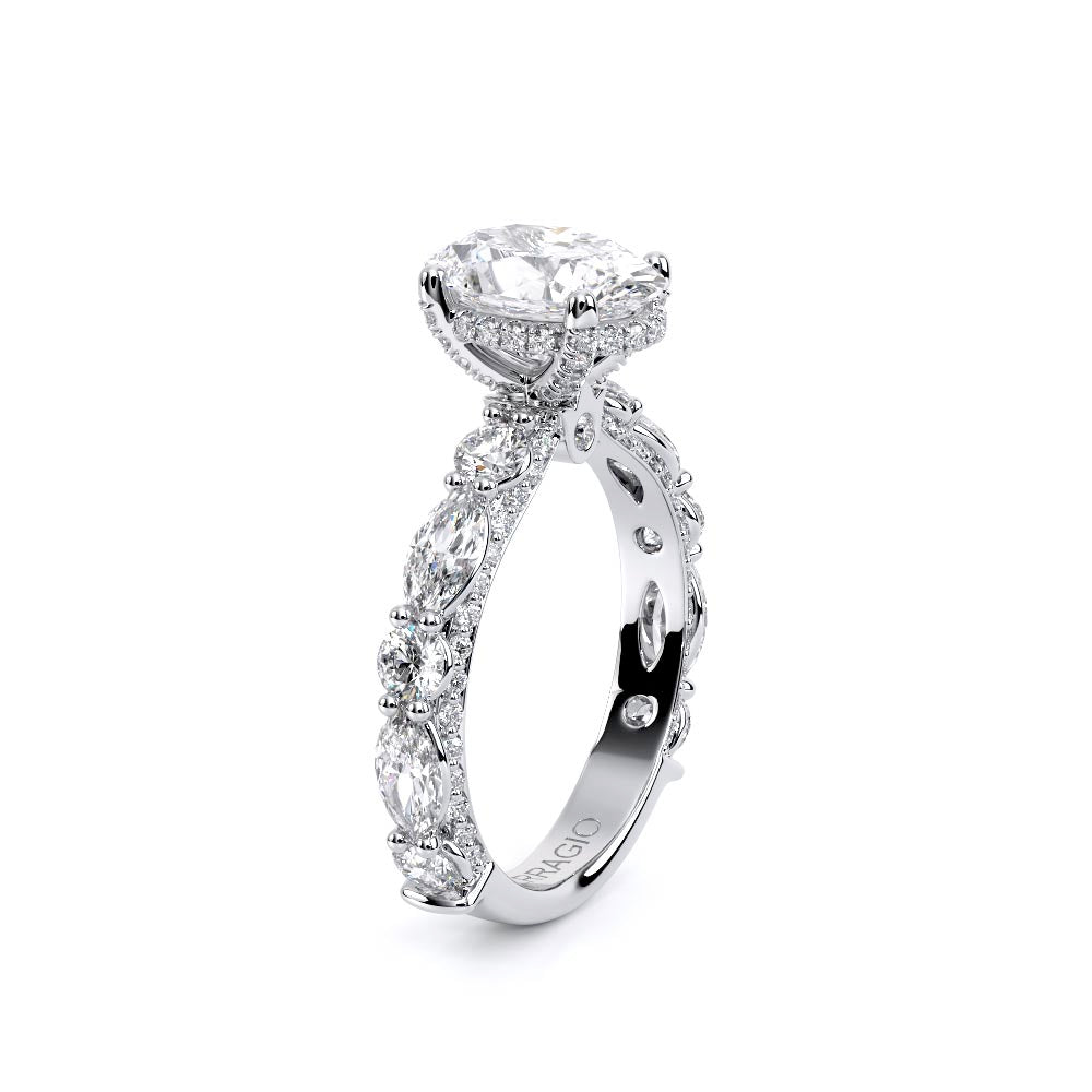 Couture-0490OV30-14K White Gold Oval