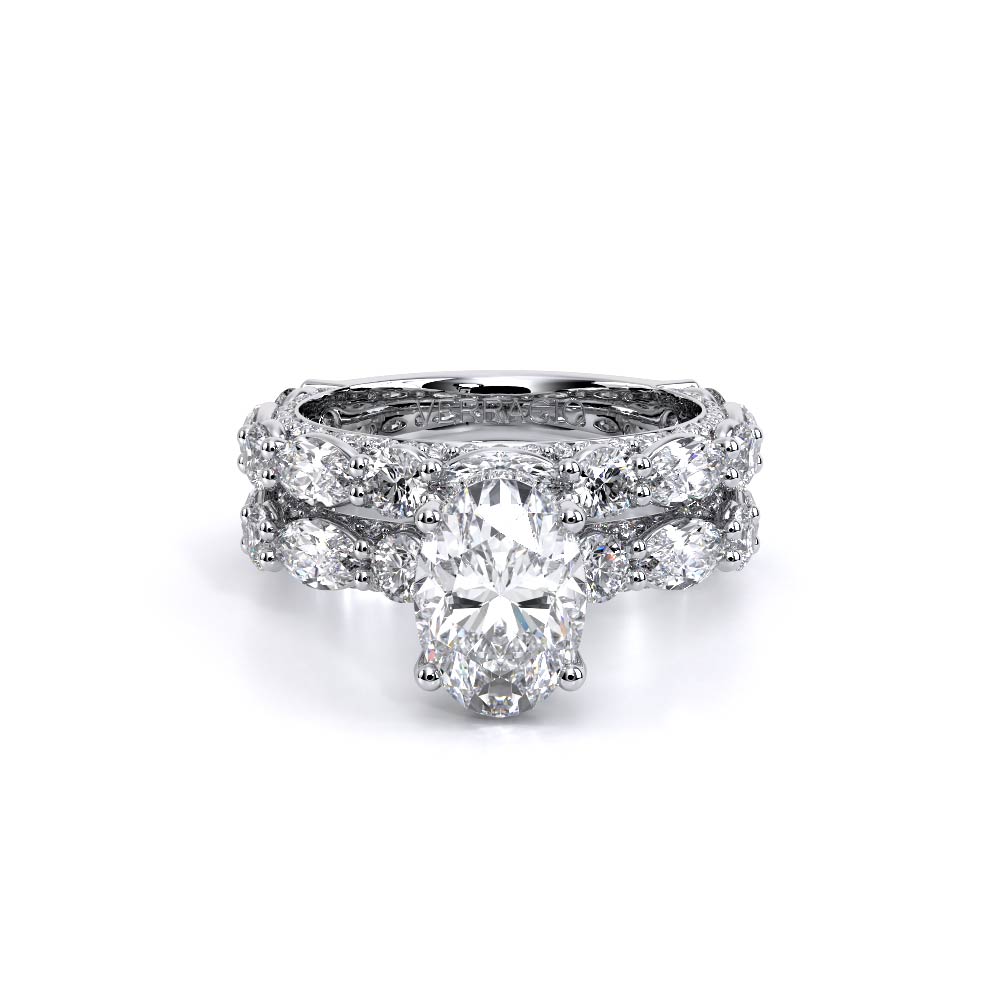 Verragio Pave Oval Engagement Ring