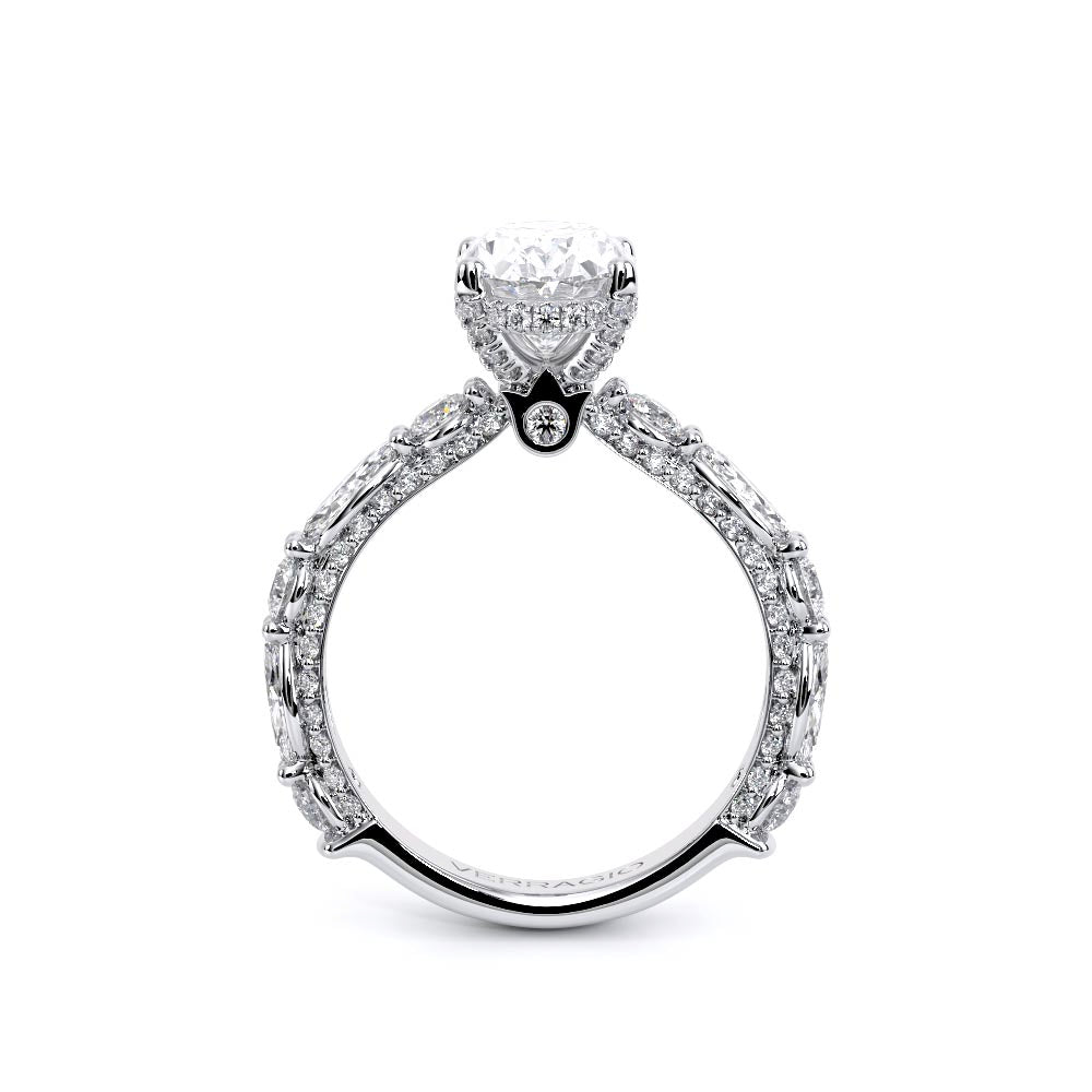 Couture-0490OV30-14K White Gold Oval