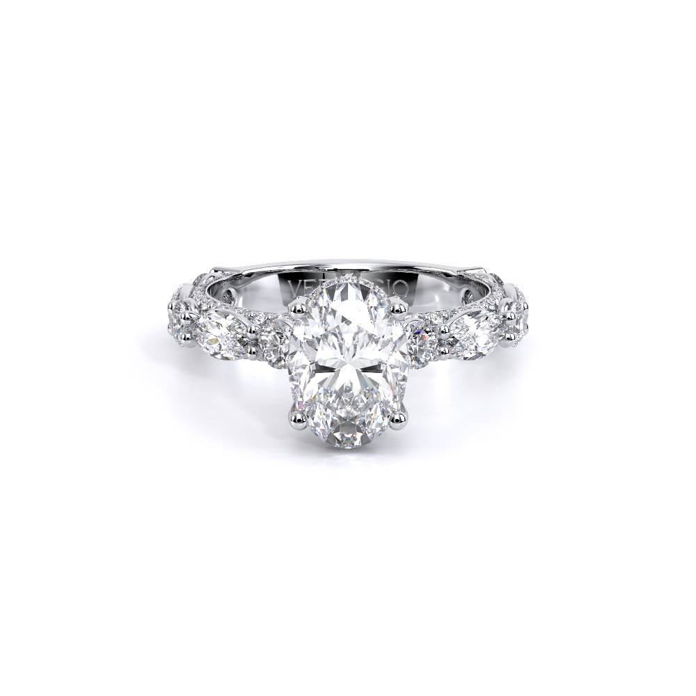 Verragio Pave Oval Engagement Ring