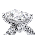 Verragio Pave Emerald Engagement Ring