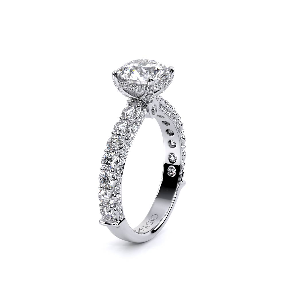 Verragio Pave Round Engagement Ring