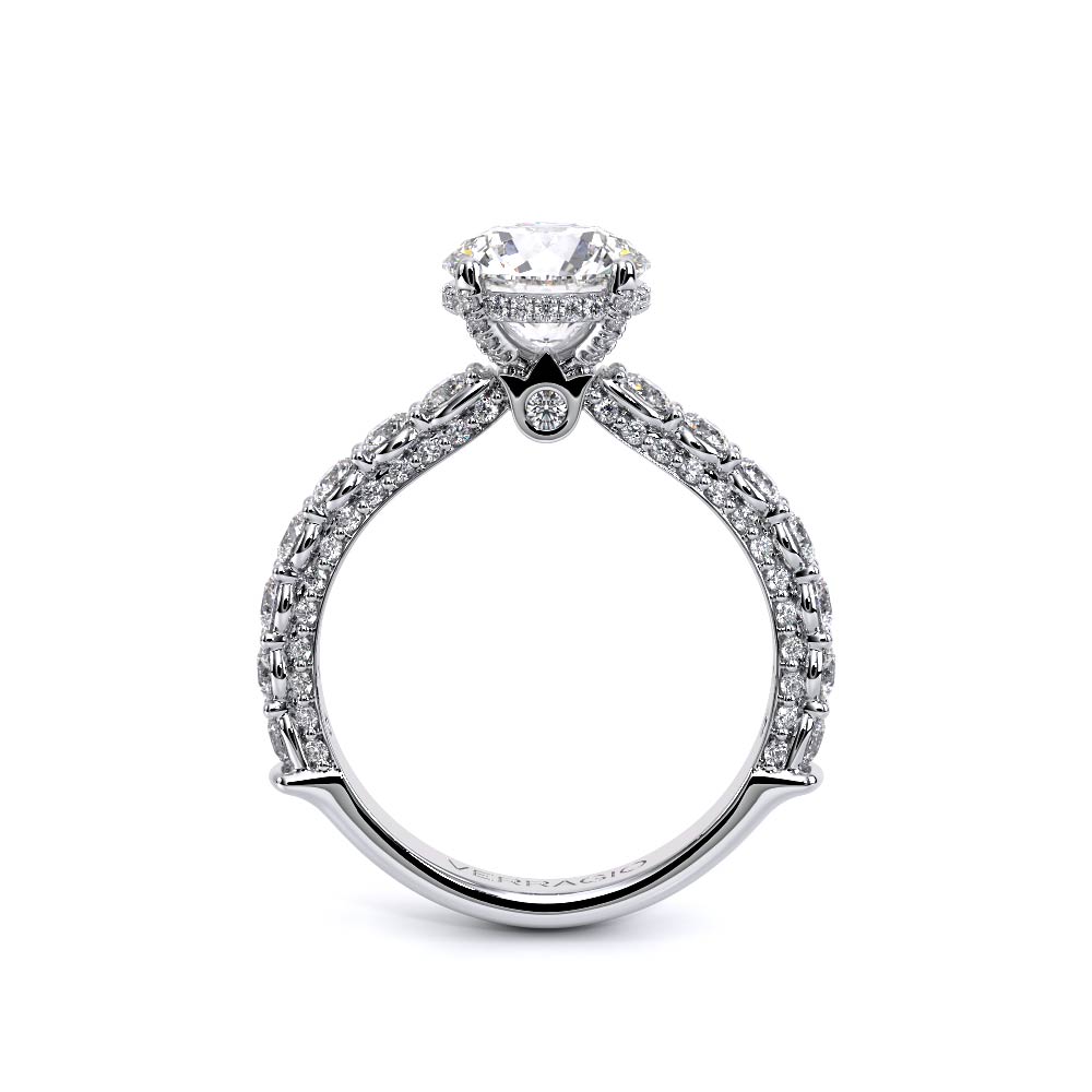 Verragio Pave Round Engagement Ring