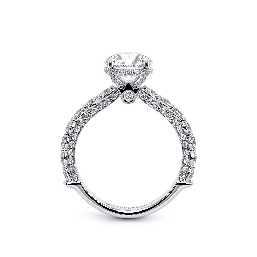 Couture-0489R25-14K White Gold Round