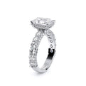 Verragio Pave Emerald Engagement Ring