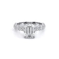 Verragio Pave Emerald Engagement Ring