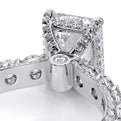 Verragio Pave Emerald Engagement Ring