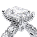 Verragio Pave Emerald Engagement Ring