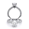 Verragio Pave Oval Engagement Ring