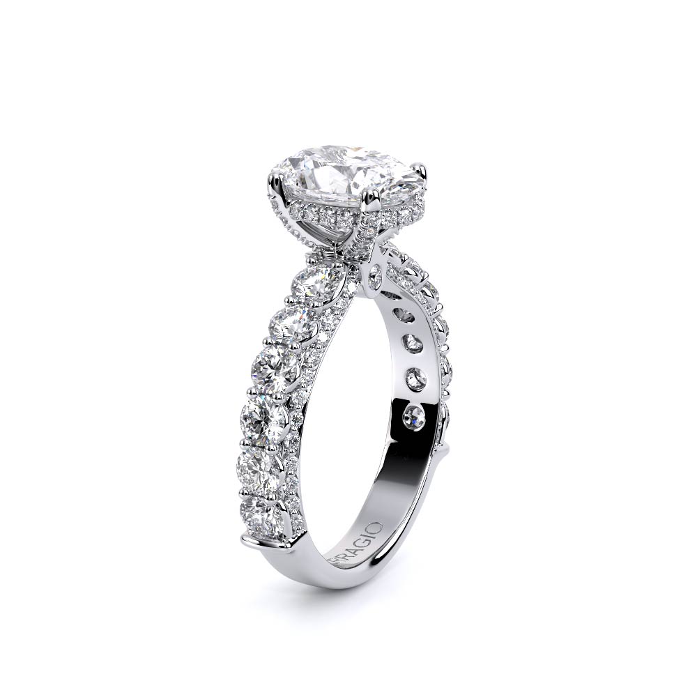 Verragio Pave Oval Engagement Ring