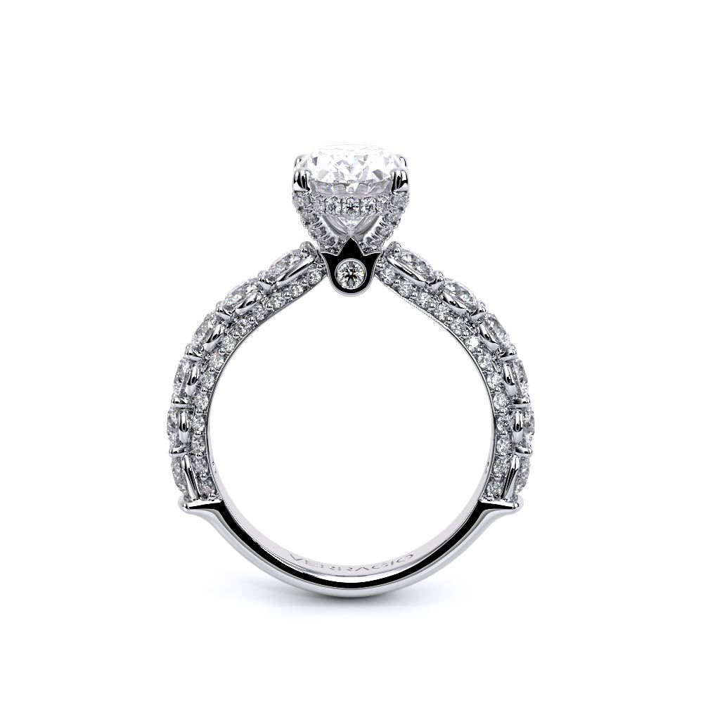 Verragio Pave Oval Engagement Ring