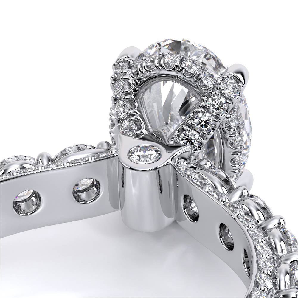 Verragio Pave Oval Engagement Ring