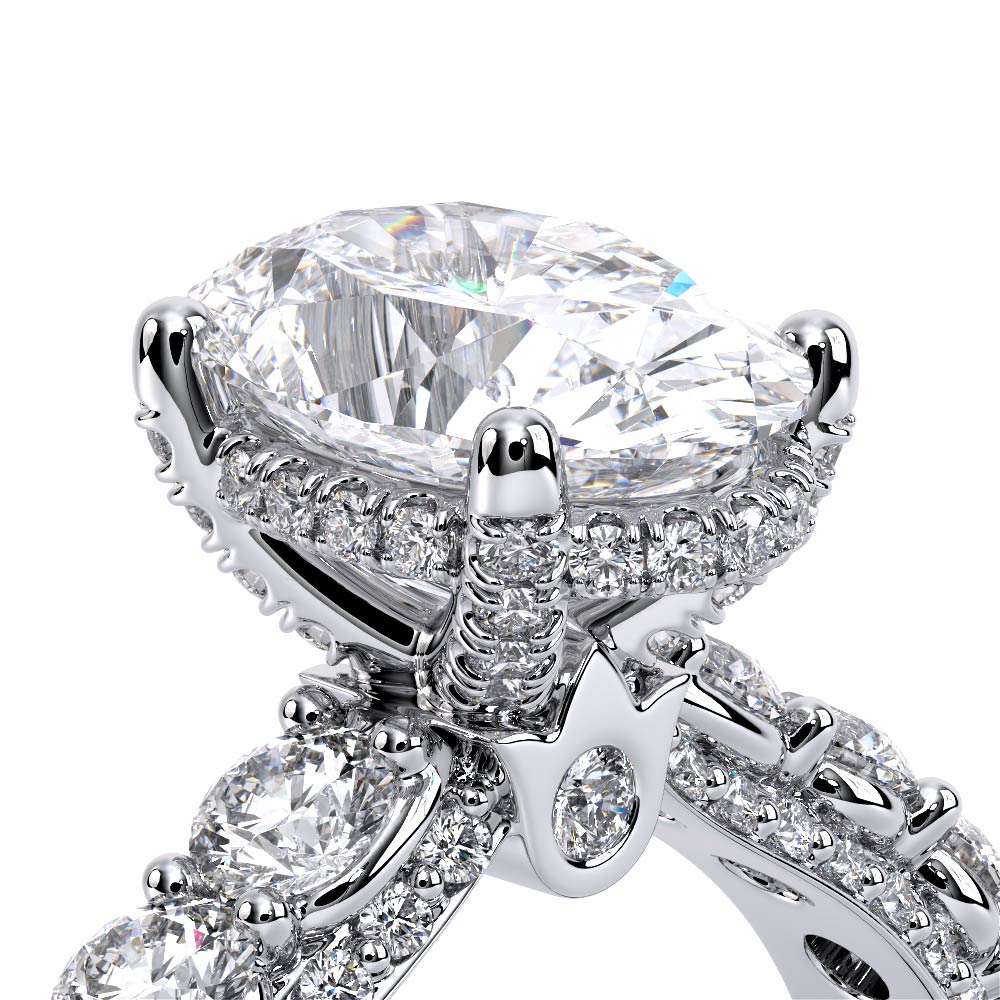 Verragio Pave Oval Engagement Ring