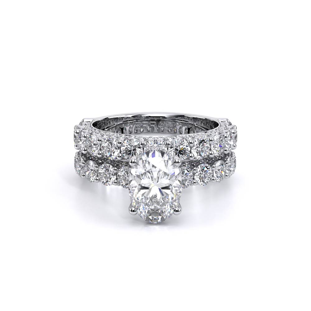 Verragio Pave Oval Engagement Ring