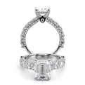 Verragio Pave Emerald Engagement Ring
