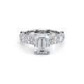 Verragio Pave Emerald Engagement Ring