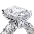 Verragio Pave Emerald Engagement Ring