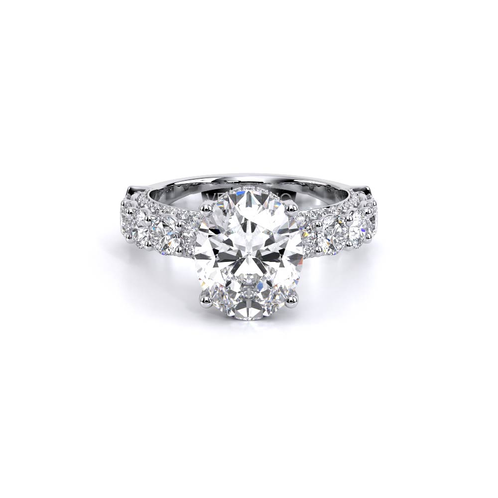 Verragio Pave Oval Engagement Ring