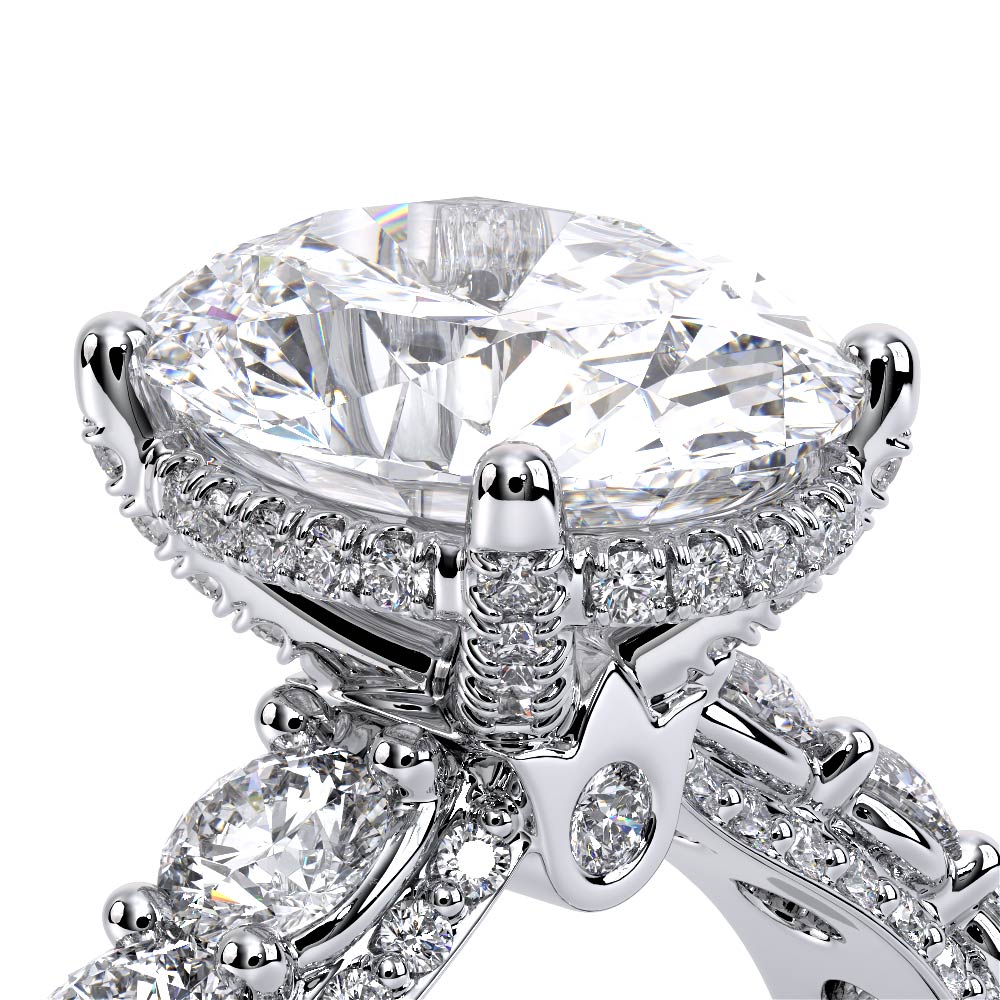 Verragio Pave Oval Engagement Ring