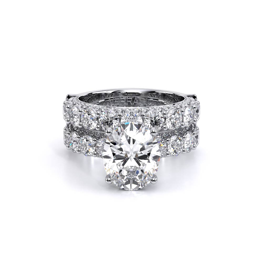 Verragio Pave Oval Engagement Ring
