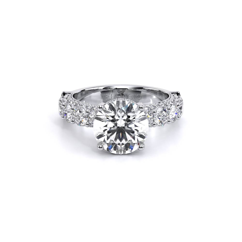 Verragio Pave Round Engagement Ring
