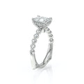 Verragio Halo Emerald Engagement Ring