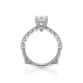 Verragio Halo Emerald Engagement Ring