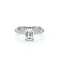 Verragio Halo Emerald Engagement Ring