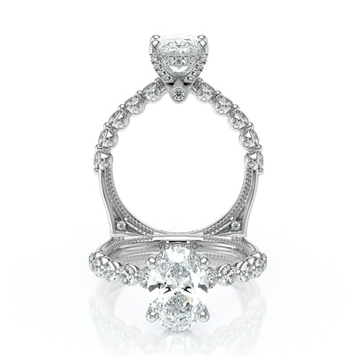 Verragio Halo Oval Engagement Ring