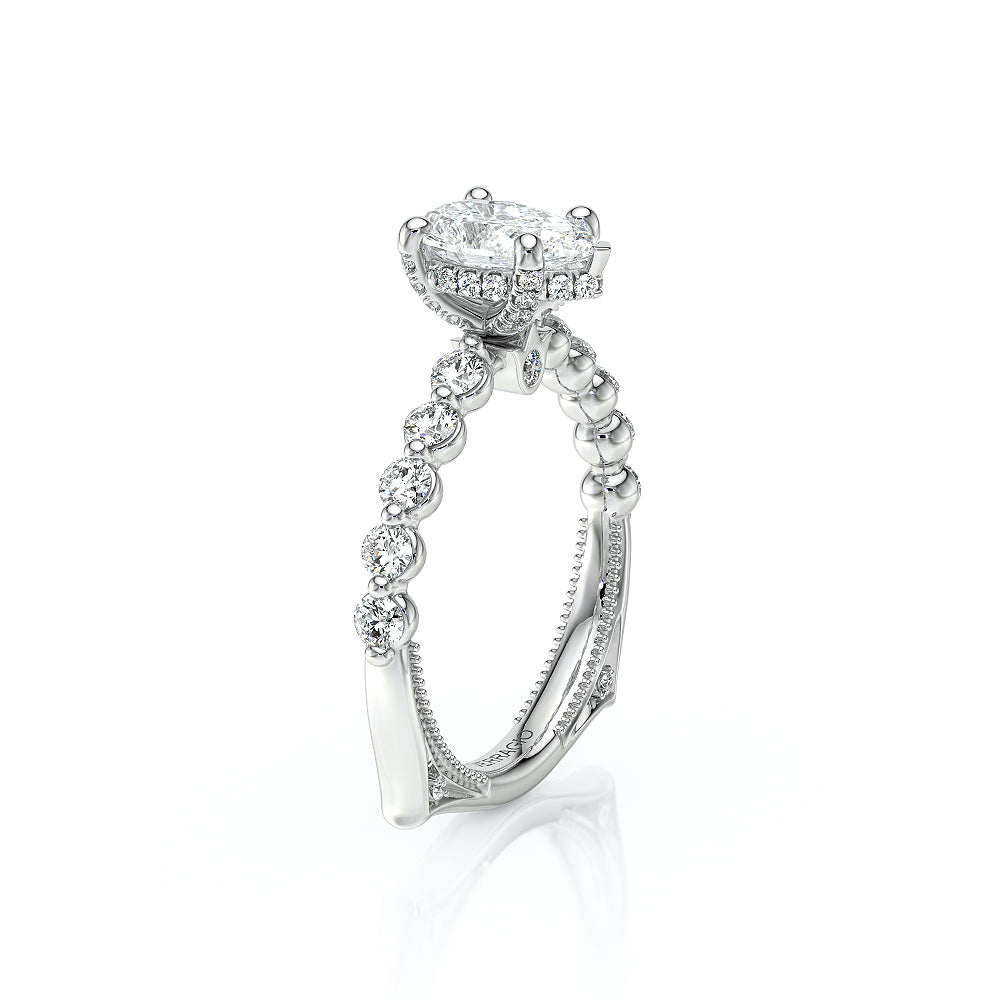 Verragio Halo Pear Engagement Ring