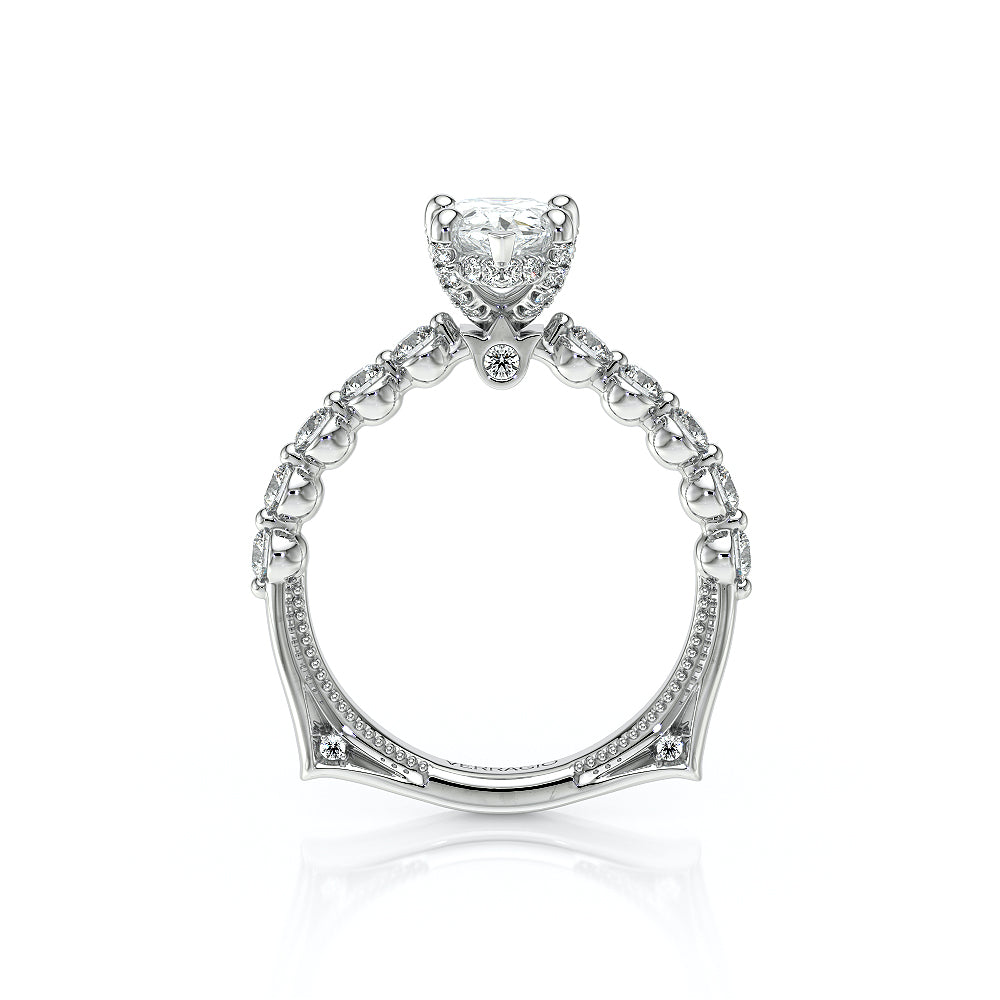 Verragio Halo Pear Engagement Ring