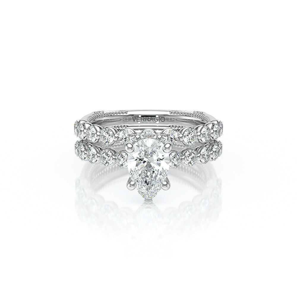 Verragio Halo Pear Engagement Ring