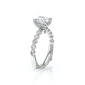 Vanguard-2201R-14K White Gold Round
