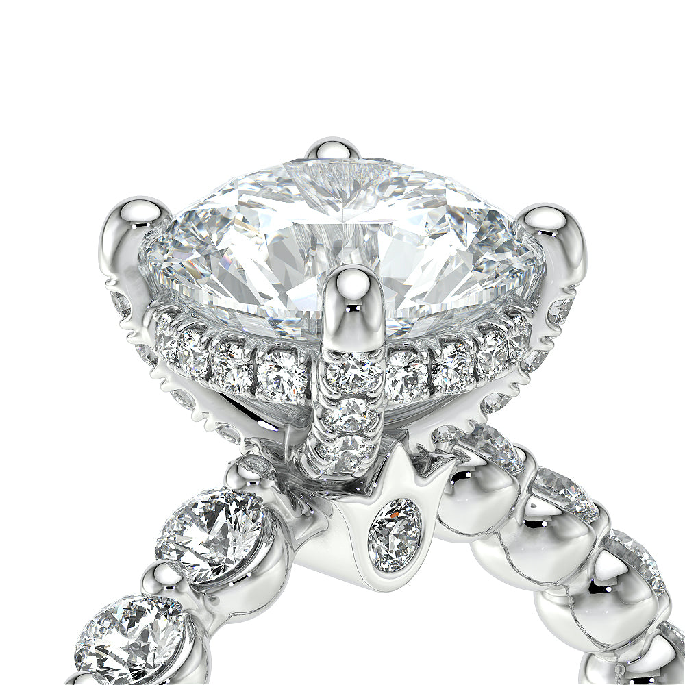 Vanguard-2201R-14K White Gold Round