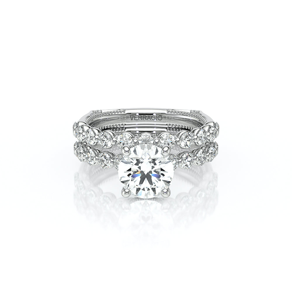 Vanguard-2201R-14K White Gold Round