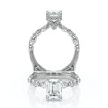Verragio Halo Emerald Engagement Ring